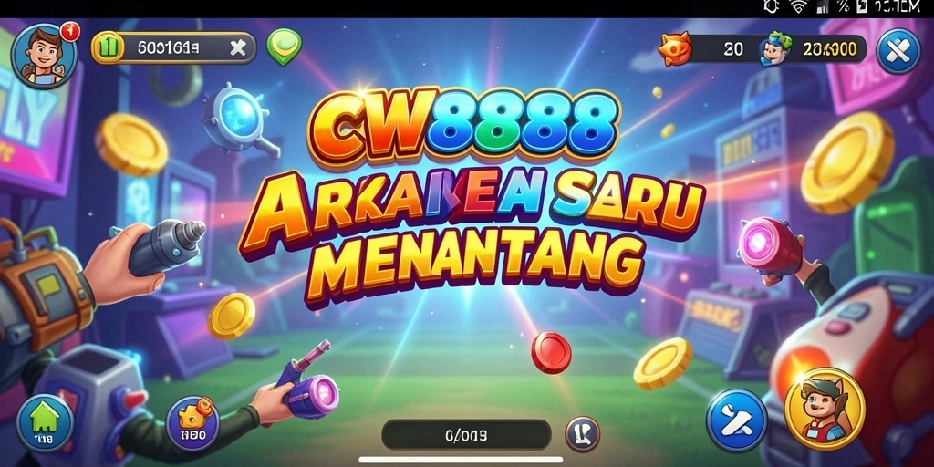 Screenshot utama CW8888 menampilkan gameplay seru dengan karakter beraksi di level yang menantang.