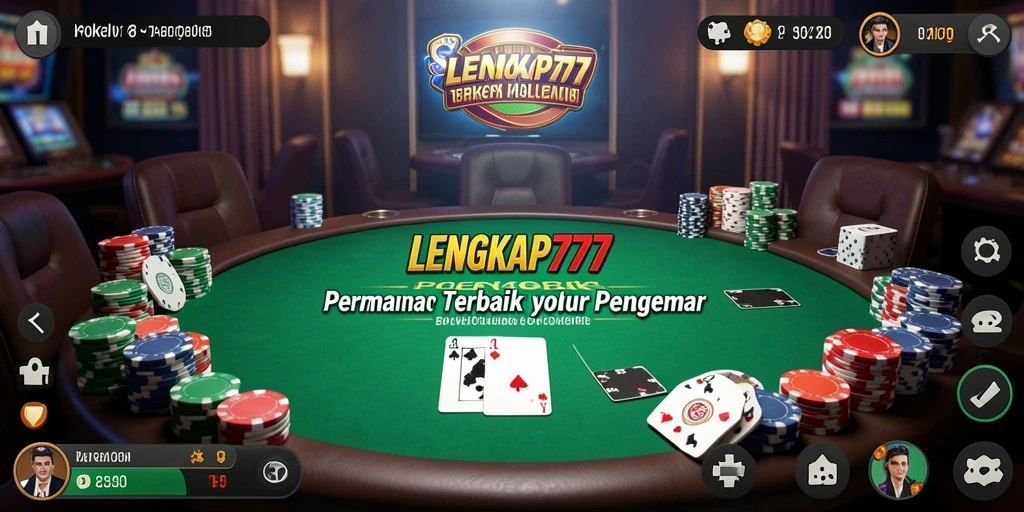 Tampilan gameplay seru dalam LENGKAP777 yang menggugah adrenalin.
