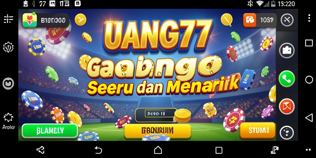 Screenshot gameplay UANG77 menampilkan aksi seru permainan Bingo.
